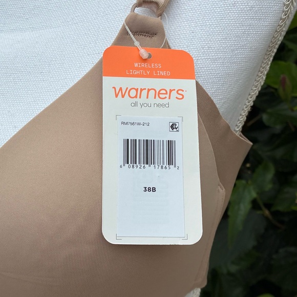 Warner's Blissful Benefits Bra Nude Size 36B NWT - Picture 6 of 6
